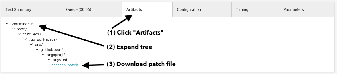 download codegen patch file