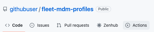 Click Actions under your GitHub repository name Click Actions under your GitHub repository name